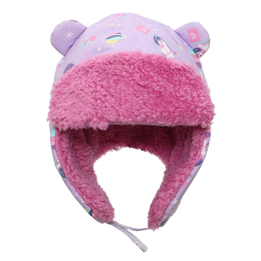 FLAPJACKKIDS - Water Repellent Trapper Hat Unicorn - Lilac