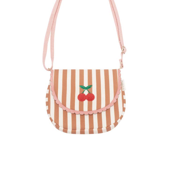 Rockahula - Stripy Cherry Scallop Bag