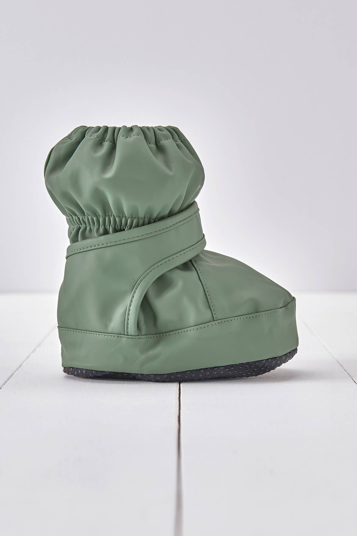 Grass & Air Mini Adventure Pu Bootie - Khaki