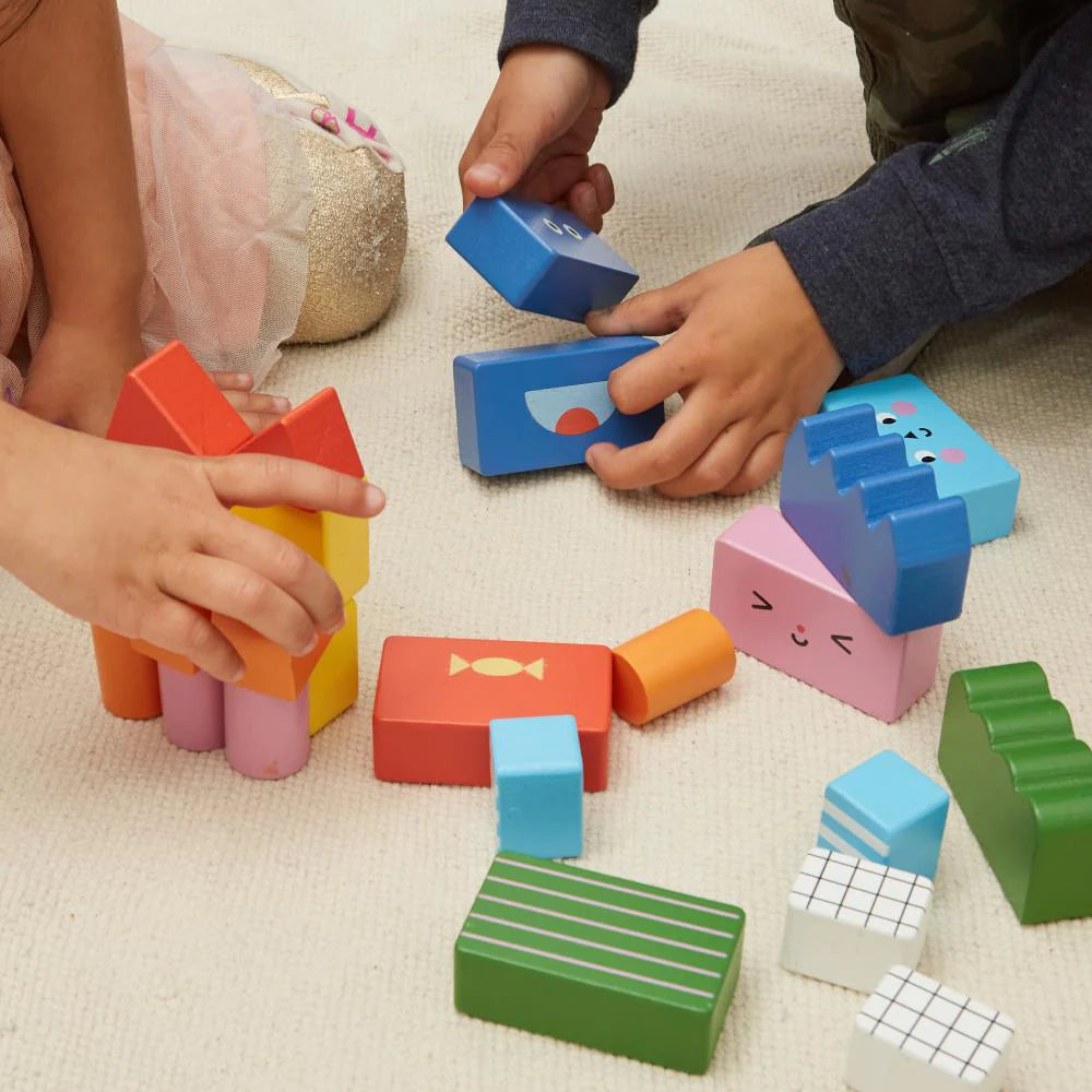 Stack & Mix Wooden Building Blocks