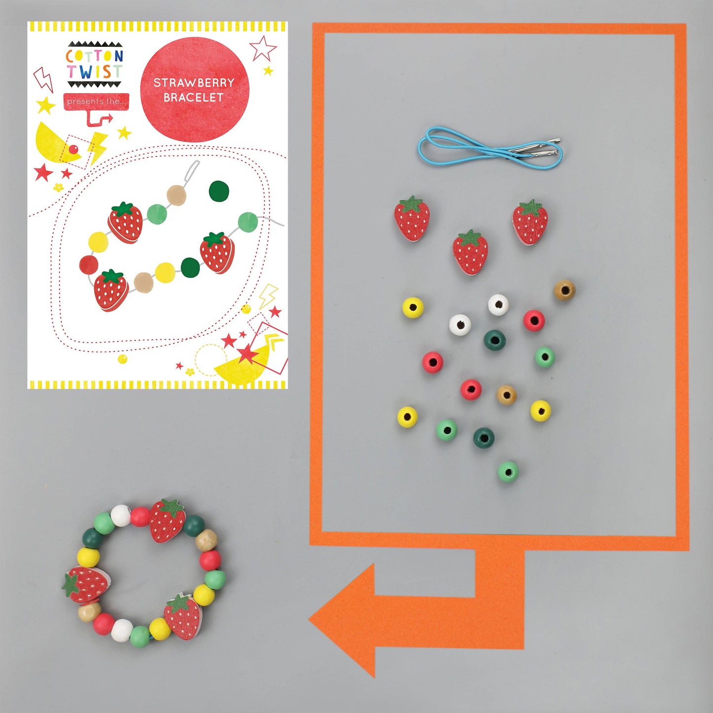 Cotton Twist: Make Your Own Strawberry Bracelet