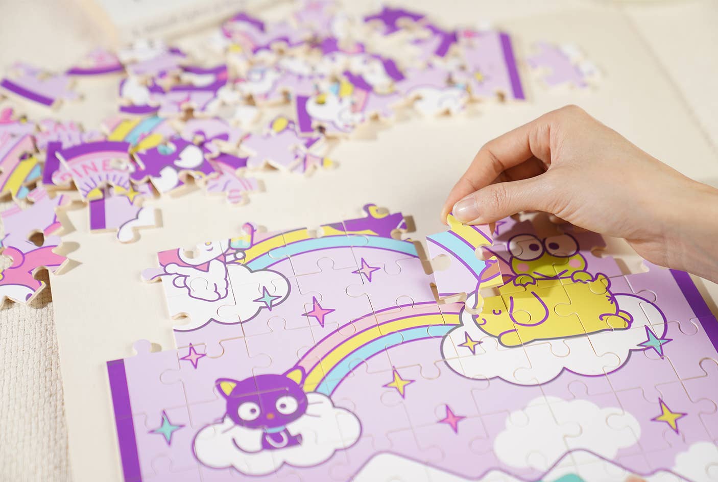 Hands Craft - Hello Kitty Wooden Jigsaw Puzzle: Seize the moment