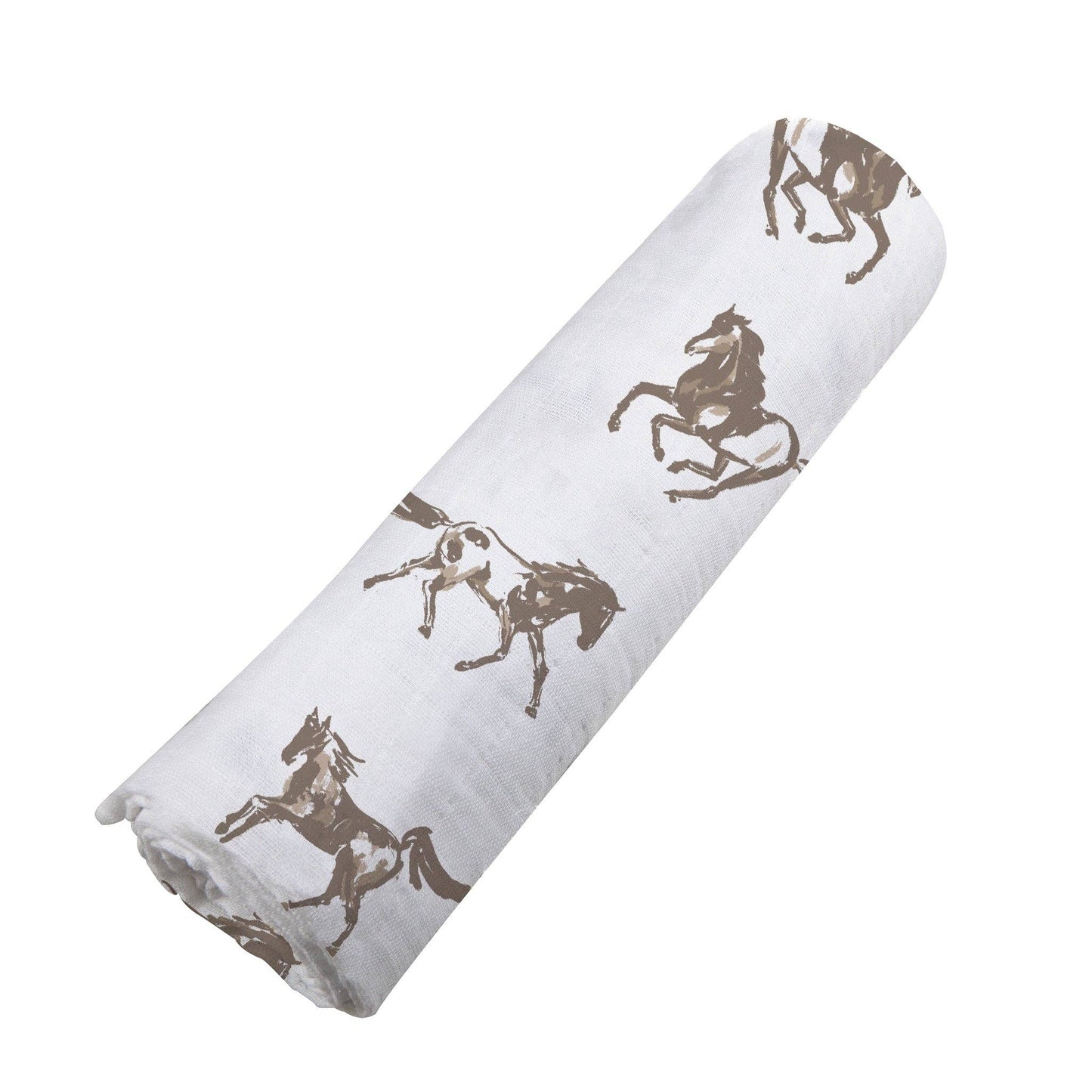 Newcastle Classics - Galloping Horses Bamboo Swaddle