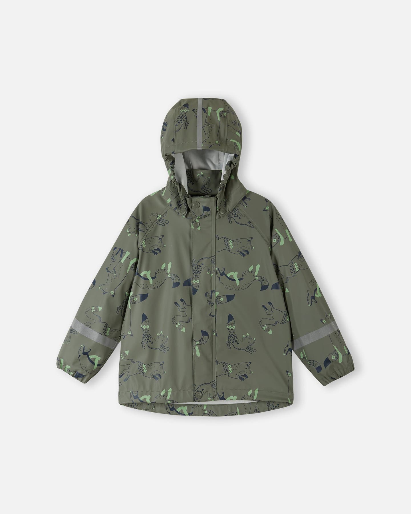 Reima Waterproof Rain Jacket Vesi Greyish Green (Fox)