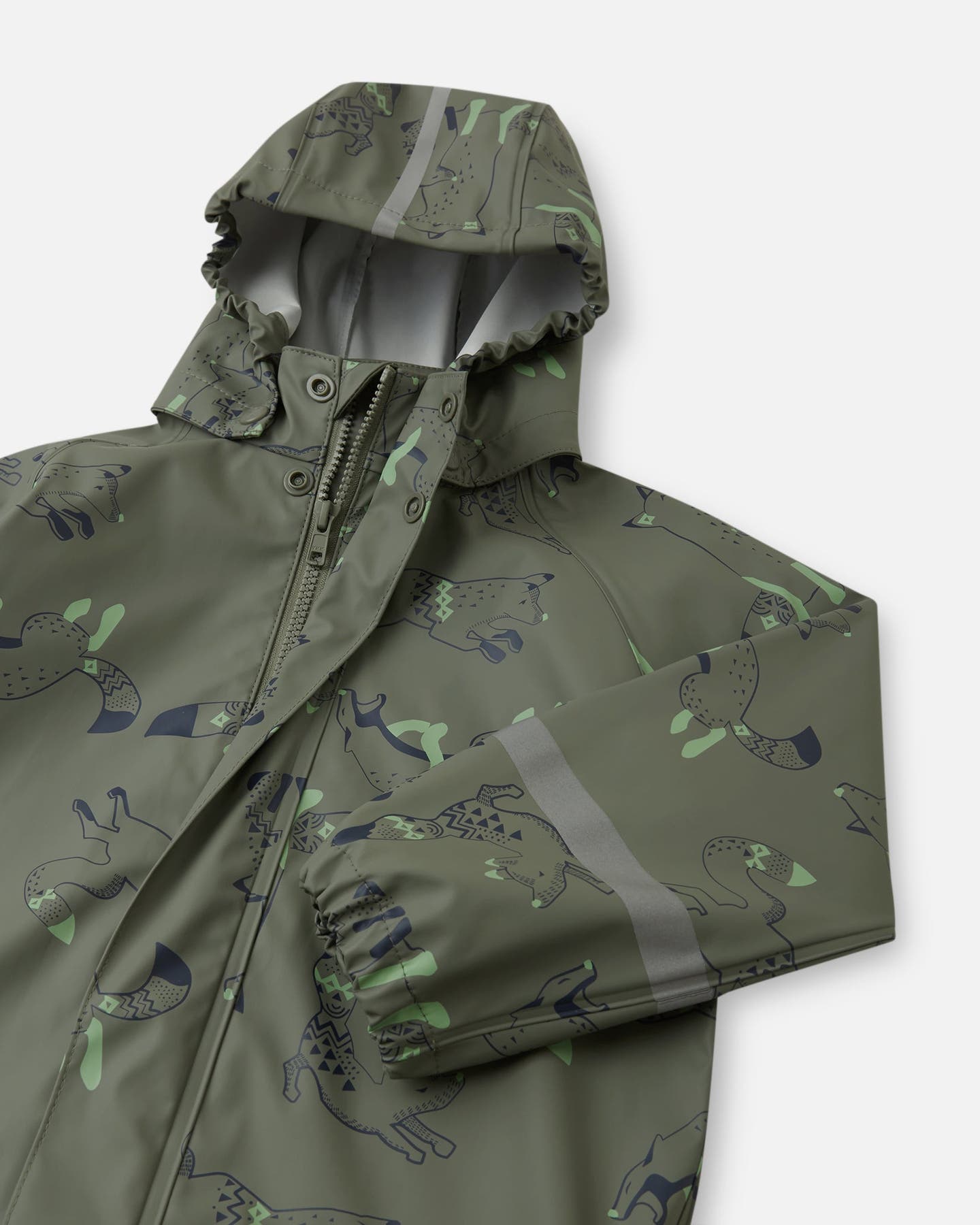 Reima Waterproof Rain Jacket Vesi Greyish Green (Fox)