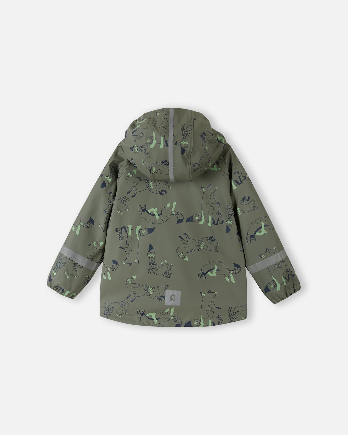 Reima Waterproof Rain Jacket Vesi Greyish Green