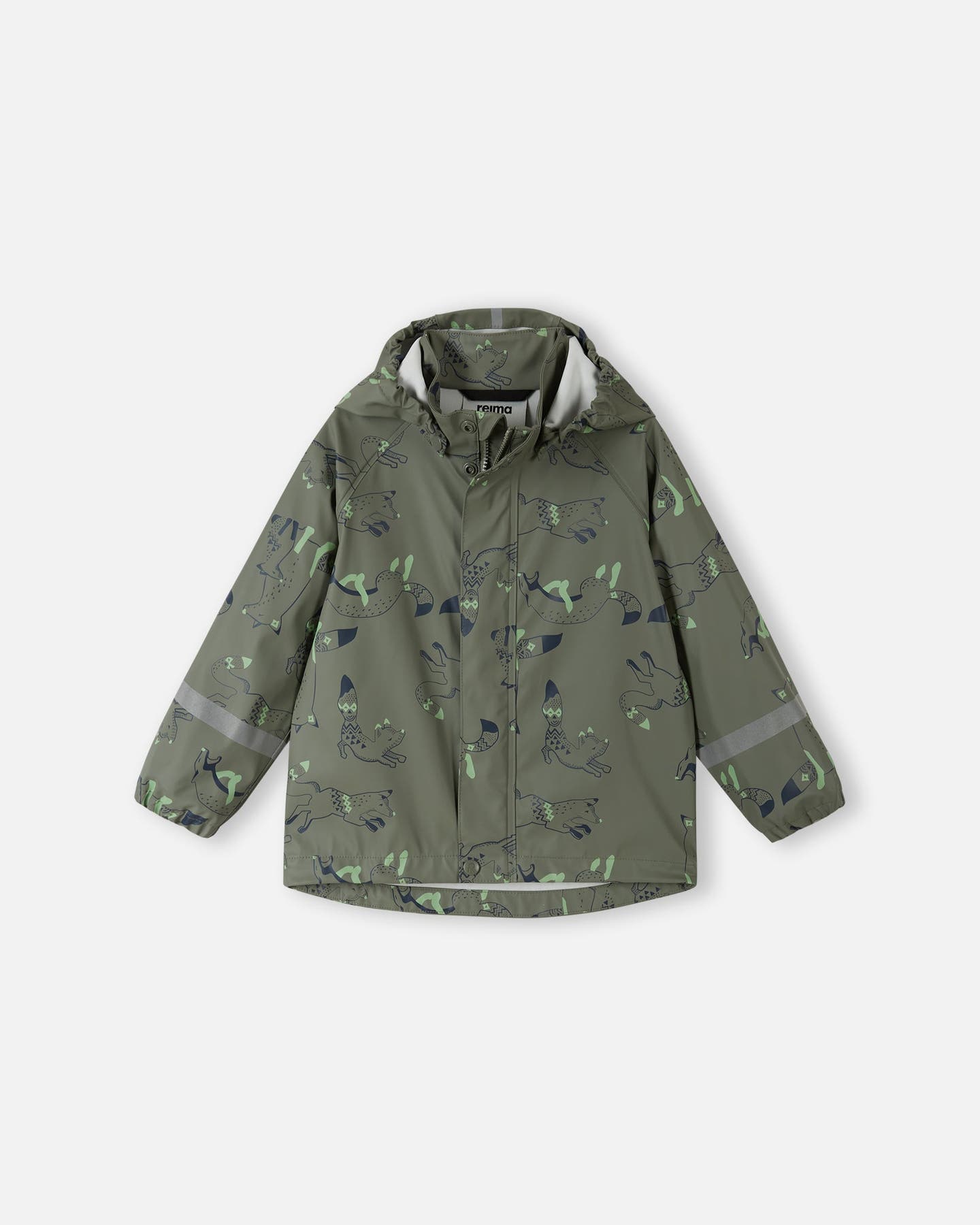 Reima Waterproof Rain Jacket Vesi Greyish Green