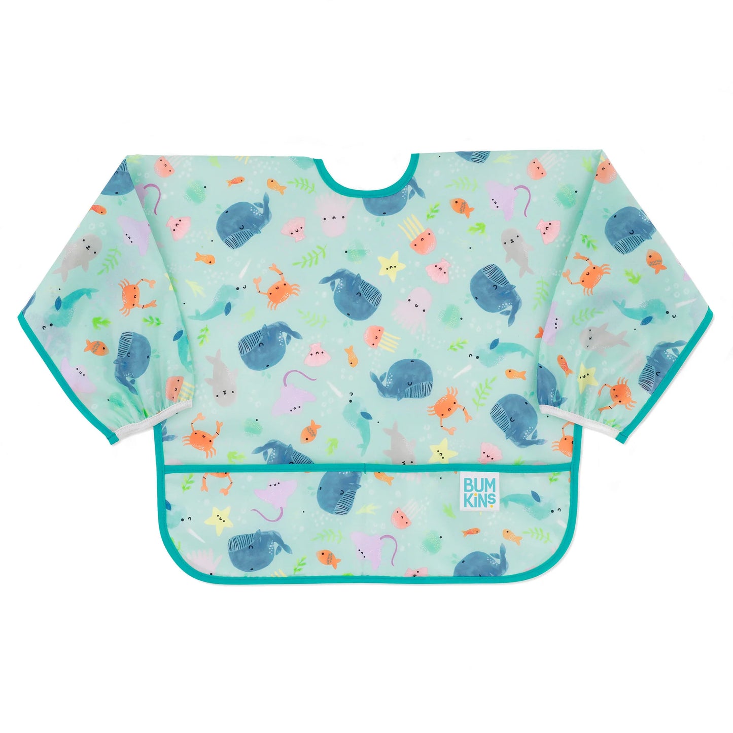 Bumkins - Sleeved Bib - Ocean Life