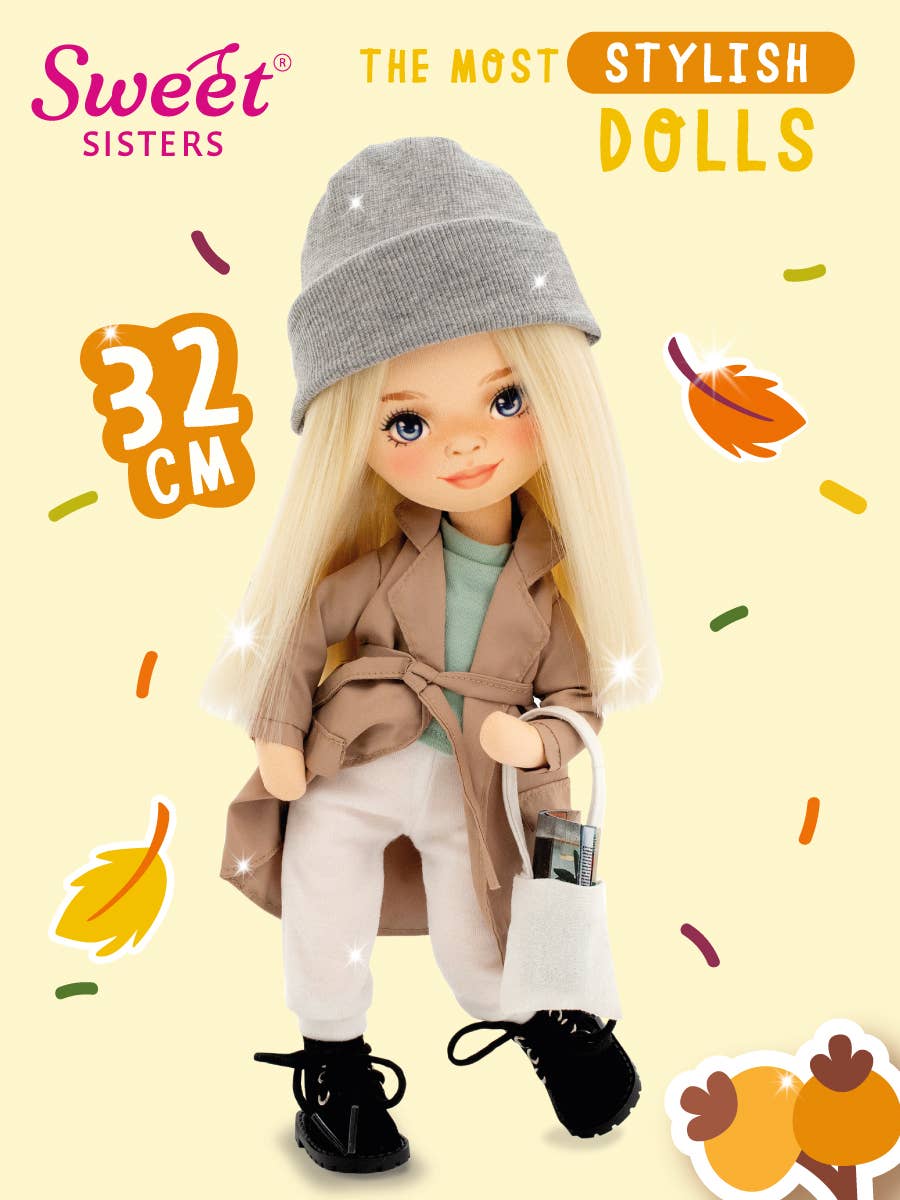 Orange Toys - Mia Doll With A Beige Trench-32cm