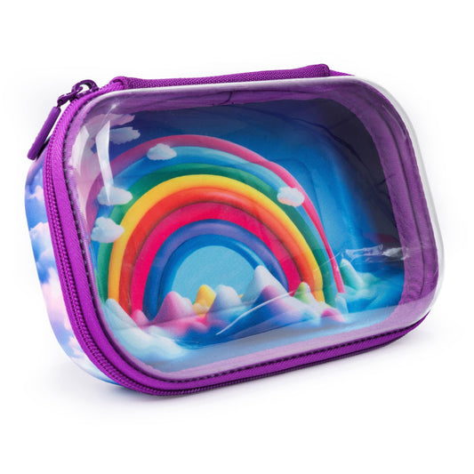 ZIPIT - ZIPIT Clear Top Pencil Box for Kids: Rainbow