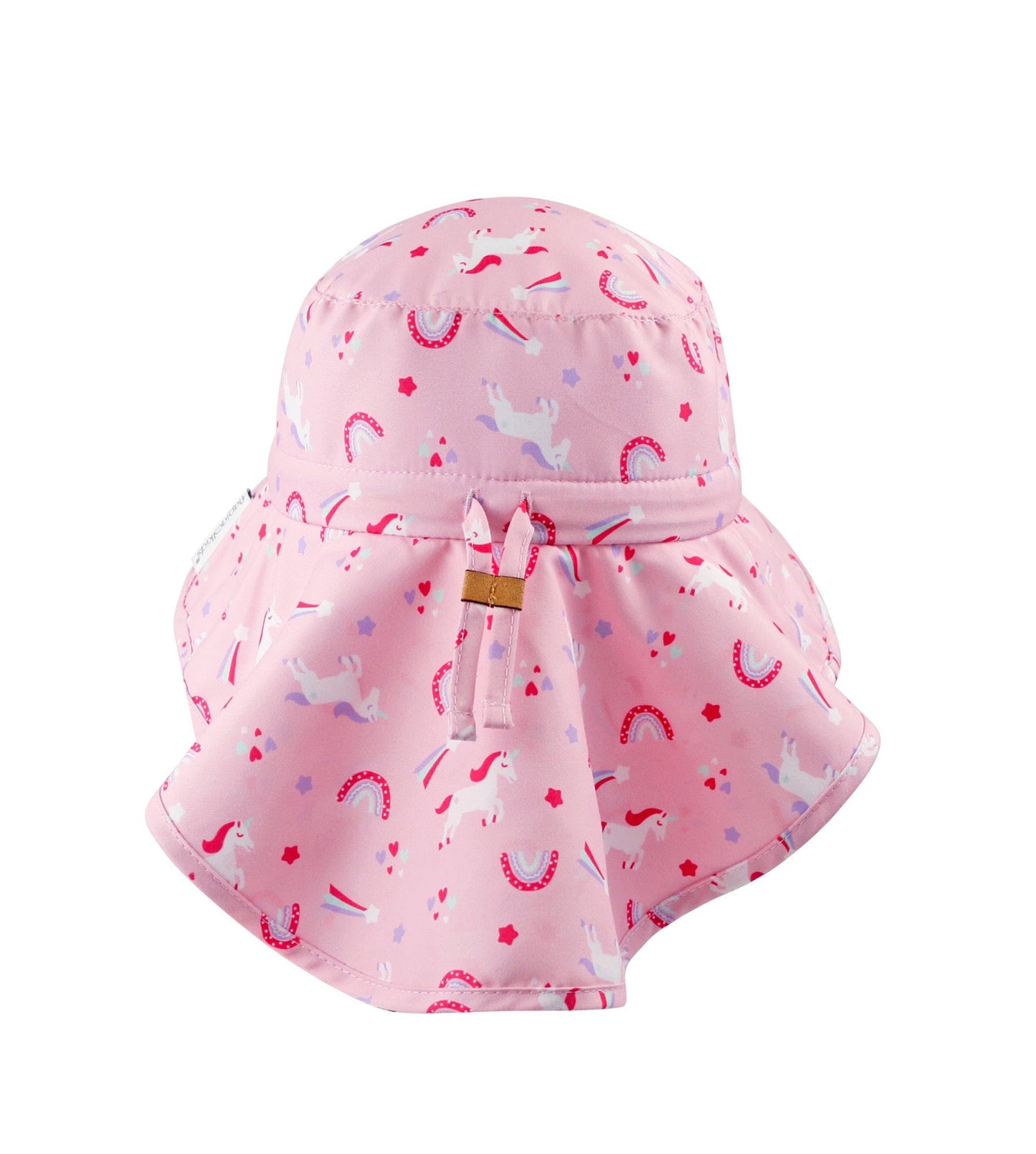 Flapjackkids - Sun Hat With Neck Cape - Unicorn