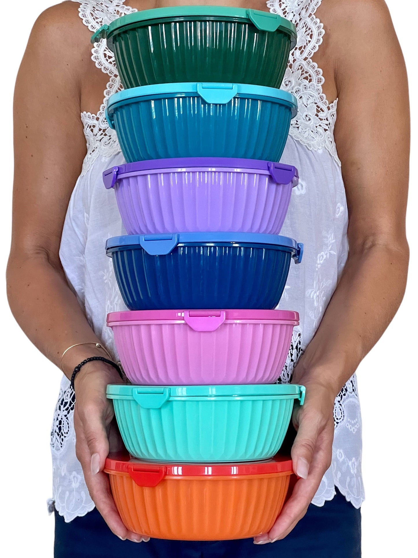 Yumbox - Poke Bowl with 3 Part Divider - Paradise Aqua