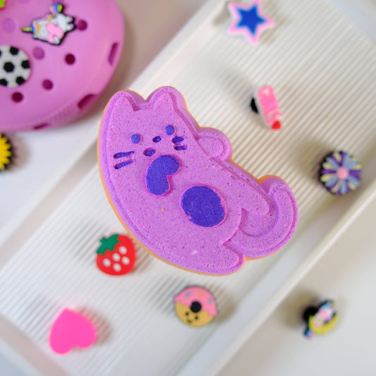 Happy Hippo Bath - Meow Meow - Bath Bomb with shoe charm