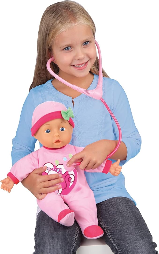 BAYER DOCTOR SET DOLL WITH 24 SOUNDS  33cm