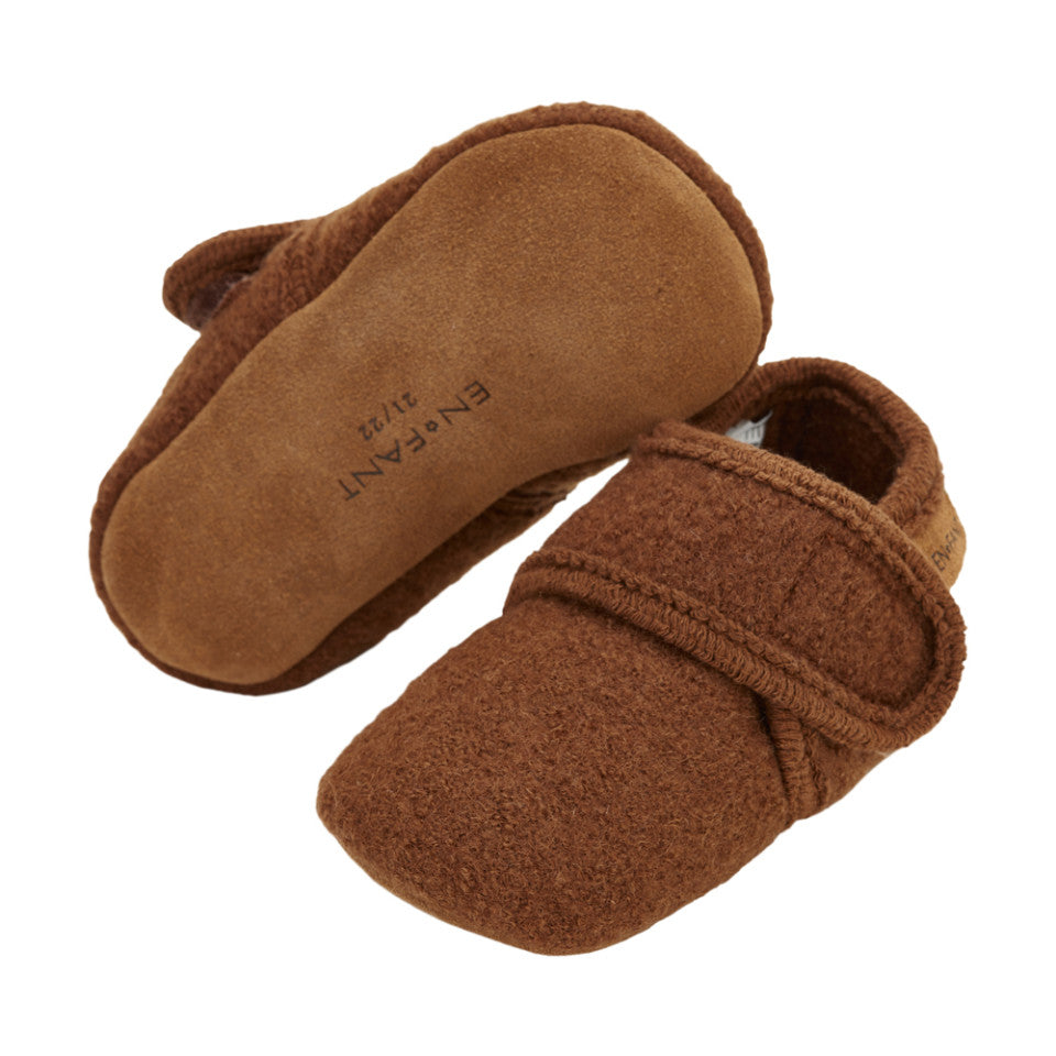 En Fant - Baby Wool Slippers (Emperador)