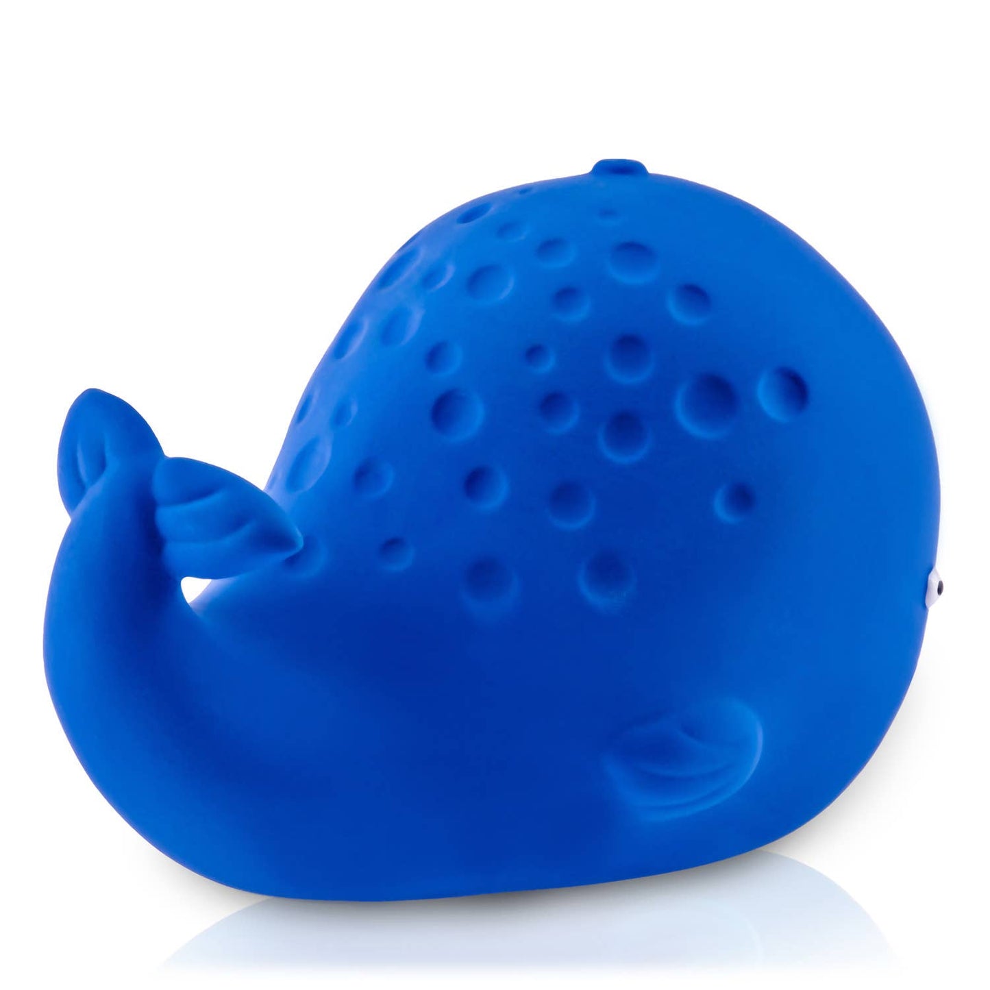 Caaocho Natural Rubber Toys - Kala The Whale Bath Toy Hole Free - 100% Pure Natural Rubber