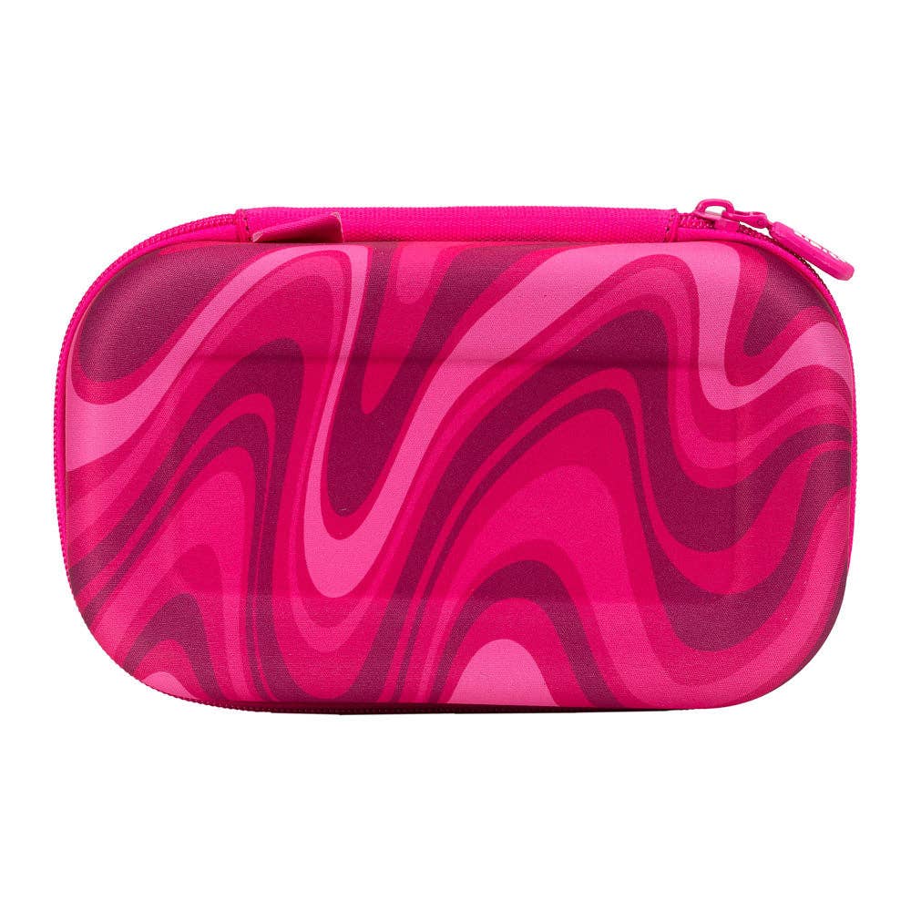 ZIPIT - ZIPIT Wavy Storage Box, Sensory Pencil Box: Pink