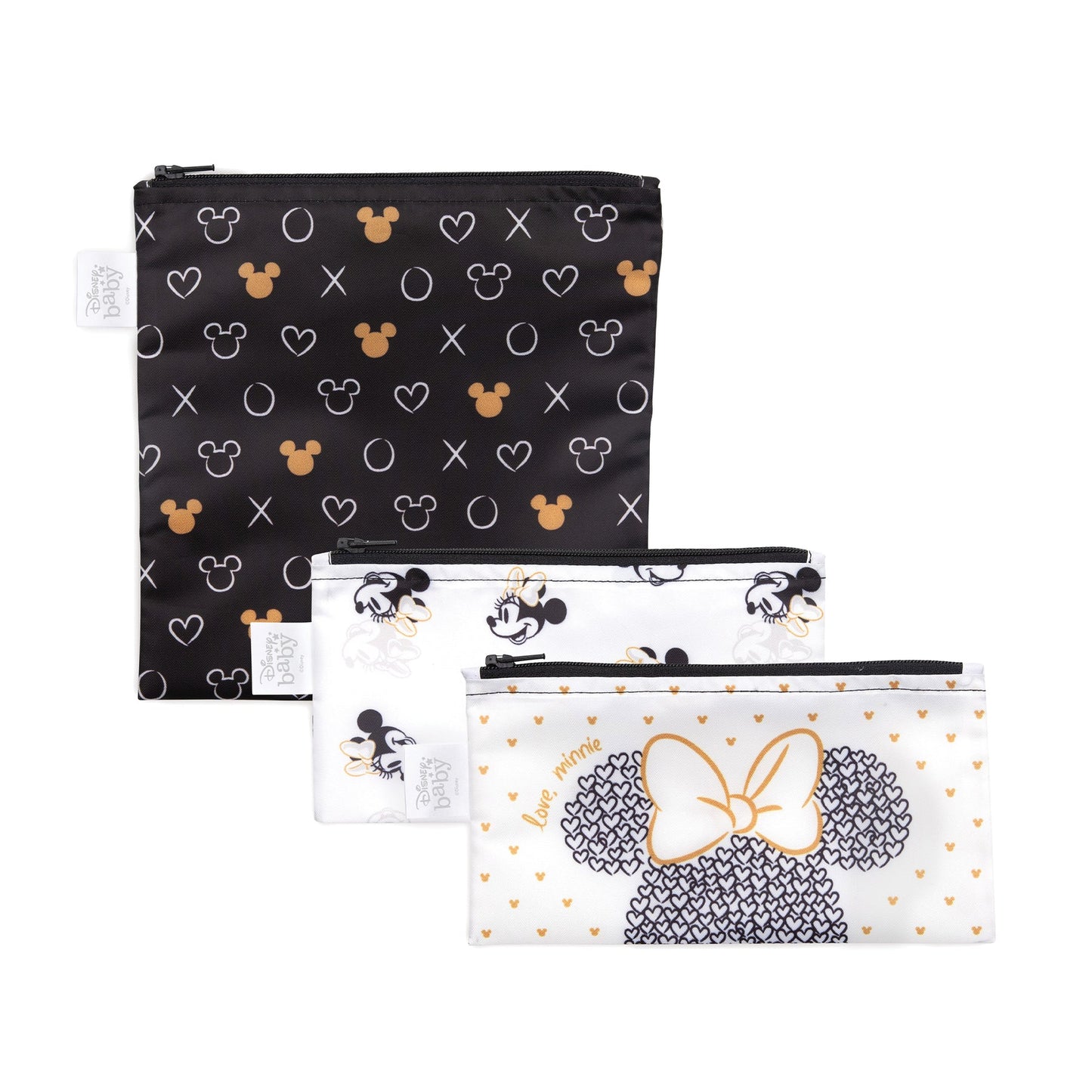 Disney - Reusable Snack Bag 3Pk - Love Minnie