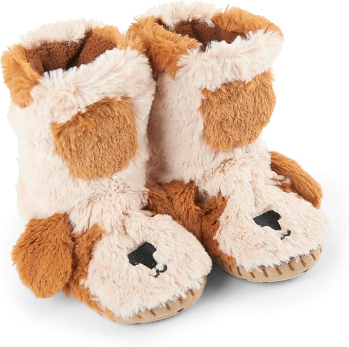 Little Blue House Kids Fuzzy Slouch Slippers