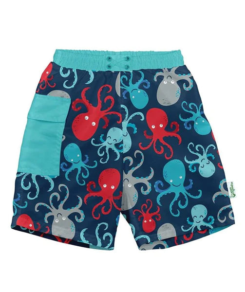 Greensprouts Pocket Trunks With Built-In Reusable Absorbent Swim Diaper