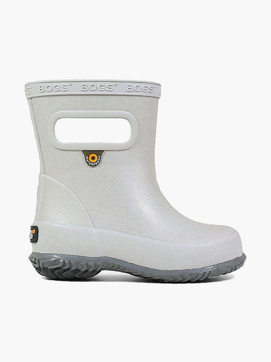 Bogs Skipper Glitter Kids' Rain Boot Silver