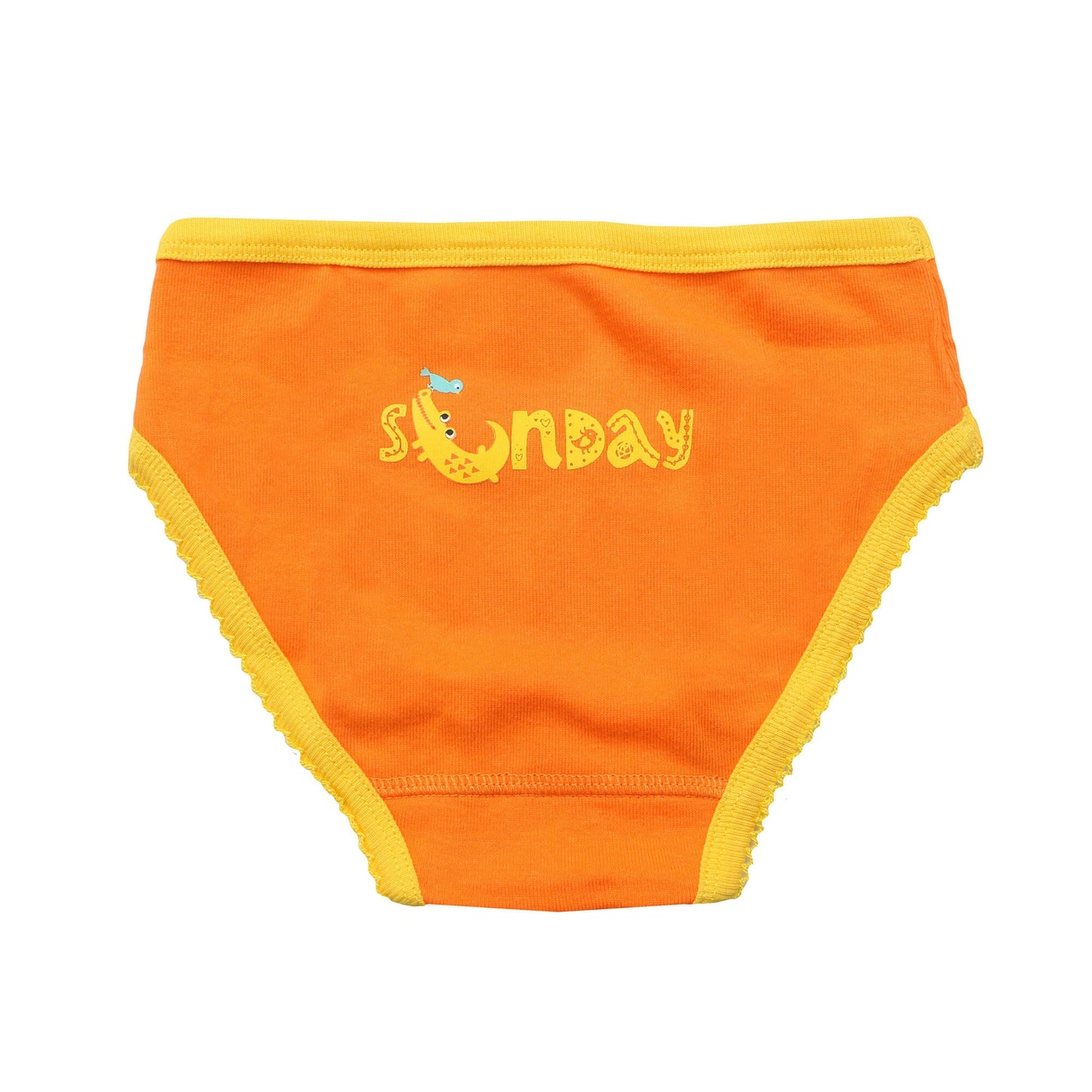 Kids Organic Briefs - 7Pc Set - Days Of The Week 5-6 Years