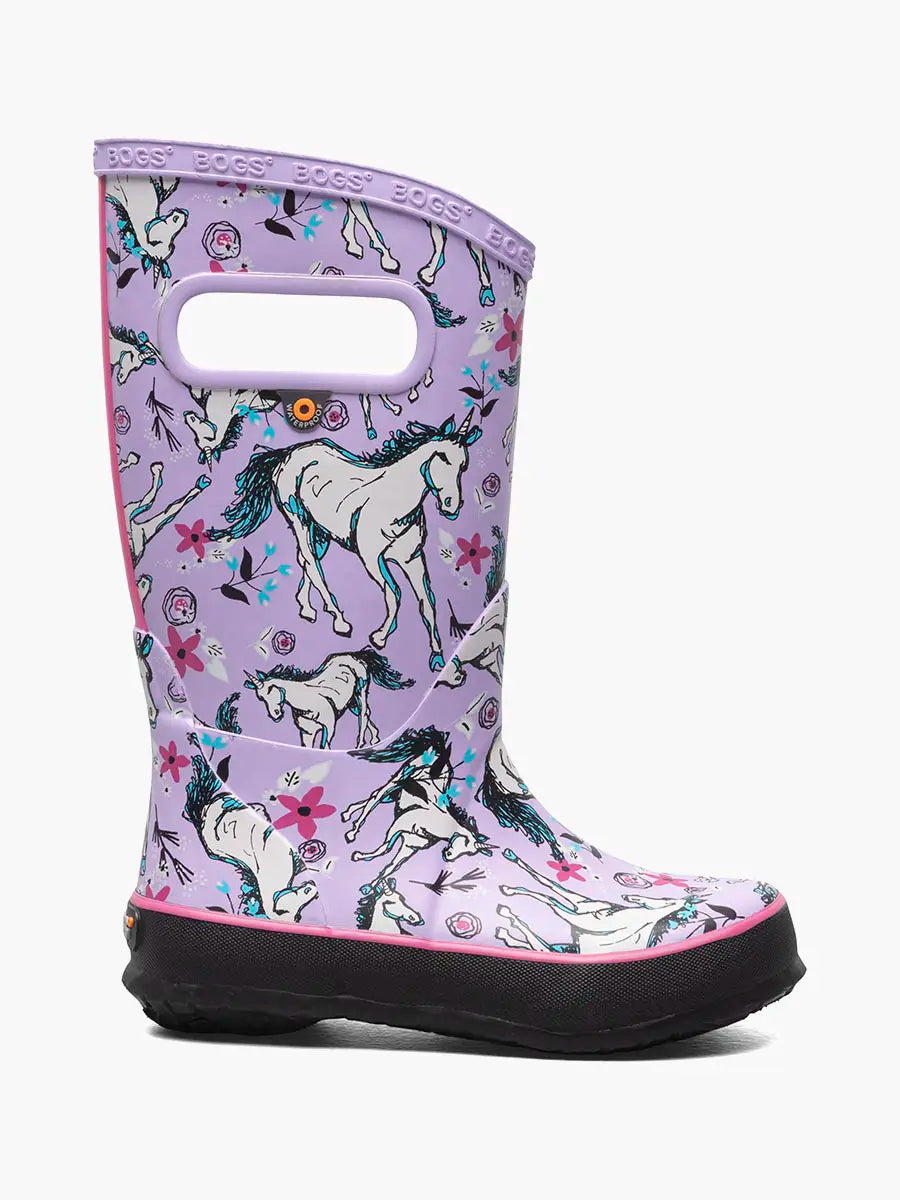 Bogs Rainboot Unicorn Lavender