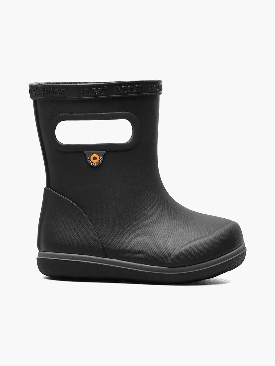 Bogs Skipper II Kids' Rain Boot Solid Black