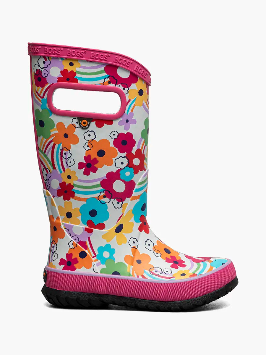 Bogs Rainboot Rainbow Flower