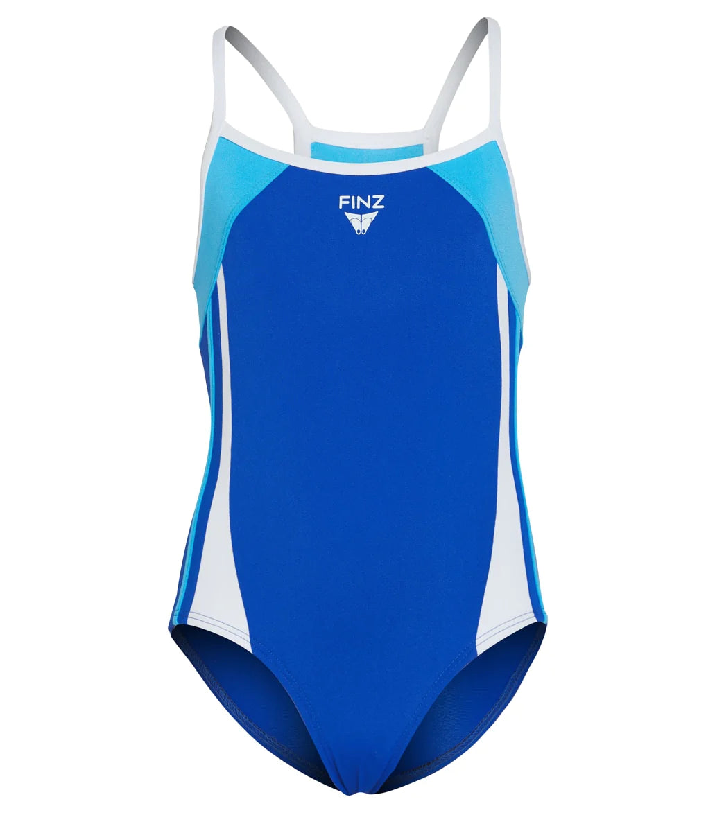 Finz Girls Swimwear One Piece Sportback Turquoise