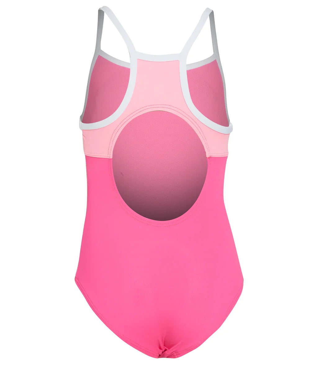 Finz Girls Swimwear One Piece Sportback Pink