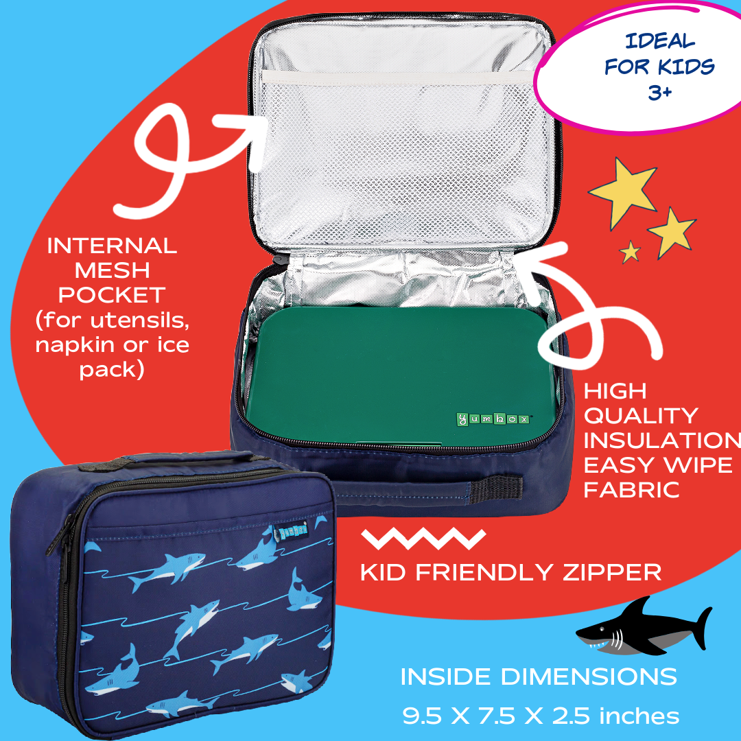 Yumbox - Classic Lunch Bag - Atlantic Shark