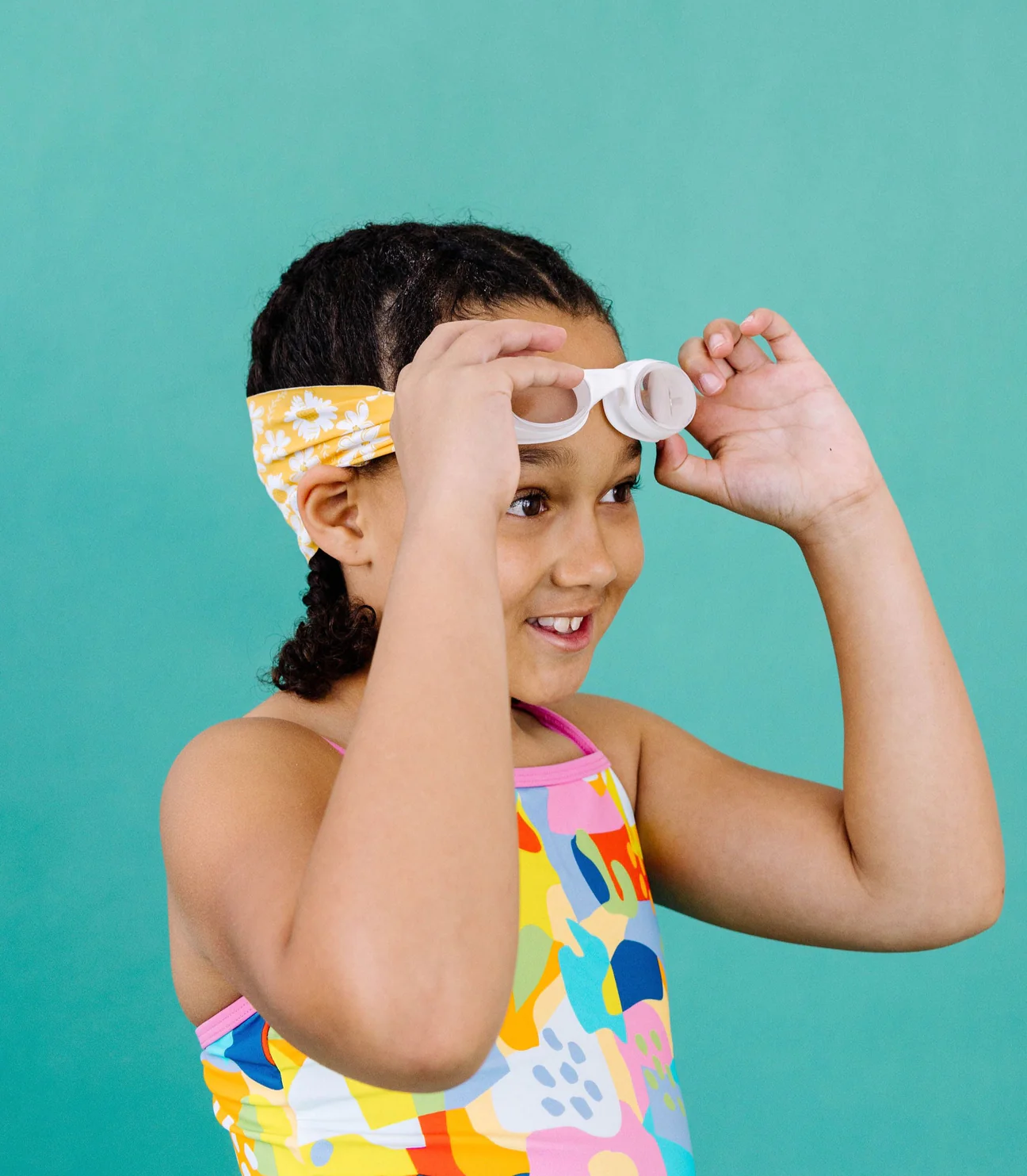 Splash Place Swim Goggles - Daisy Love