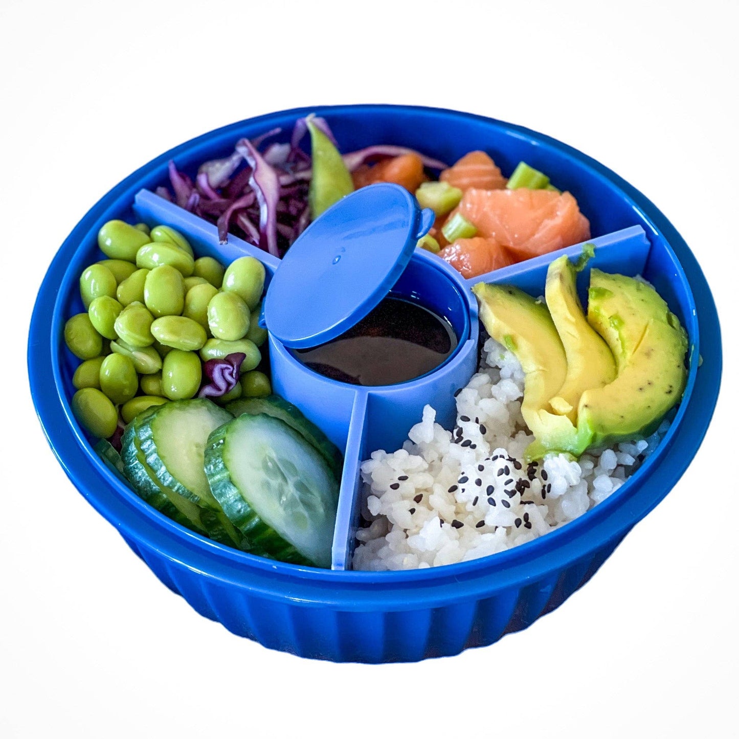 Yumbox - Poke Bowl with 3 Part Divider - Guava Pink