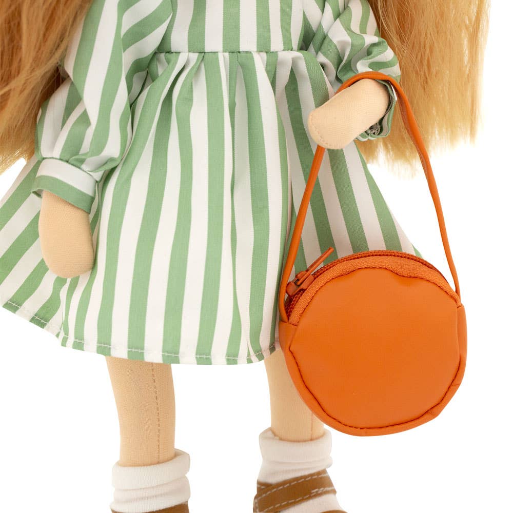 Orange Toys - Sunny Doll With A Striped Dress 32cm