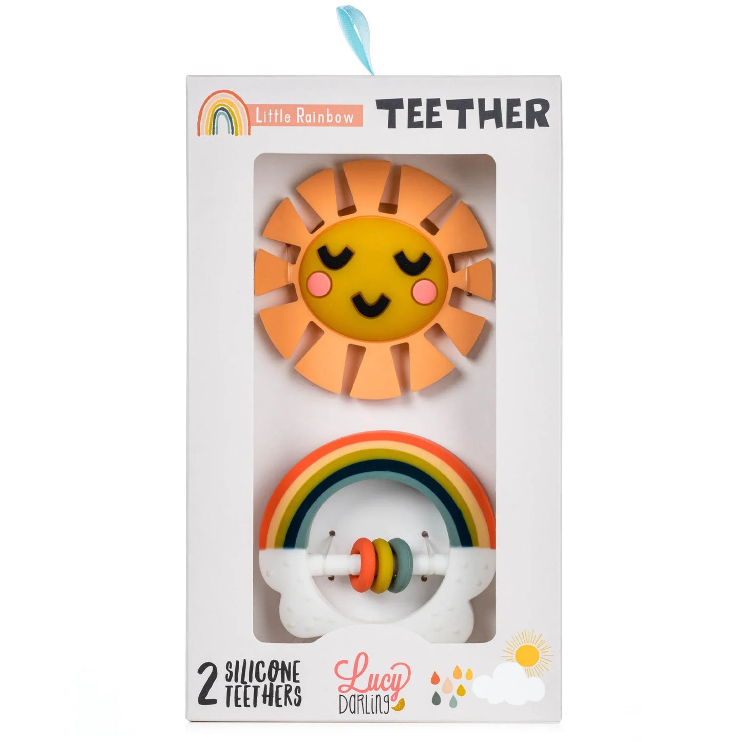 Lucy Darling-Little Rainbow Baby Teether Toy