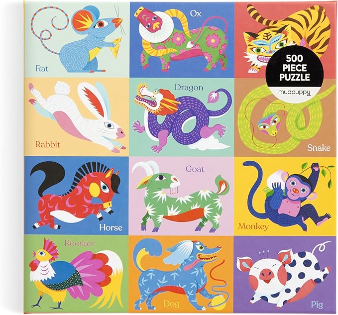 Chinese Zodiac 500 Piece Family Puzzle