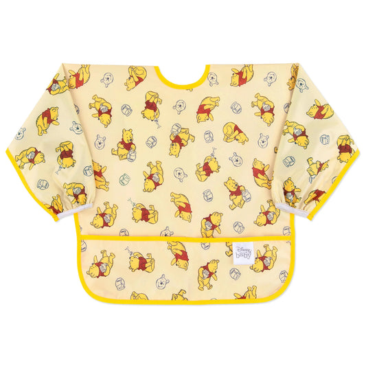 Bumkins - Sleeved Bib - Winnie Loves Hunny