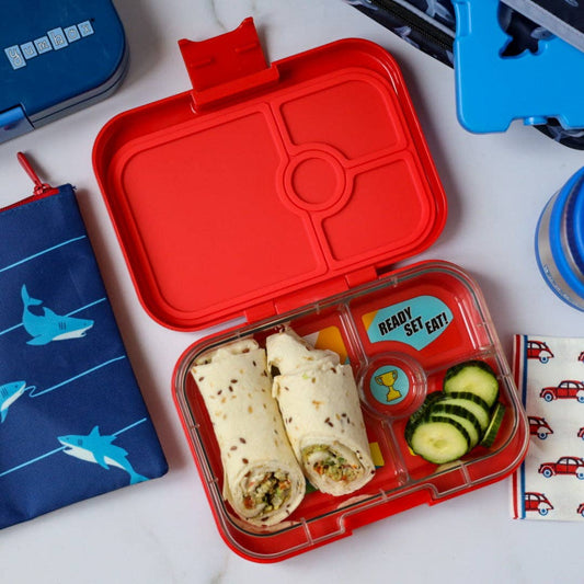 Yumbox Panino- Leakproof Sandwich Friendly Bento Box - Yumbox Roar Red