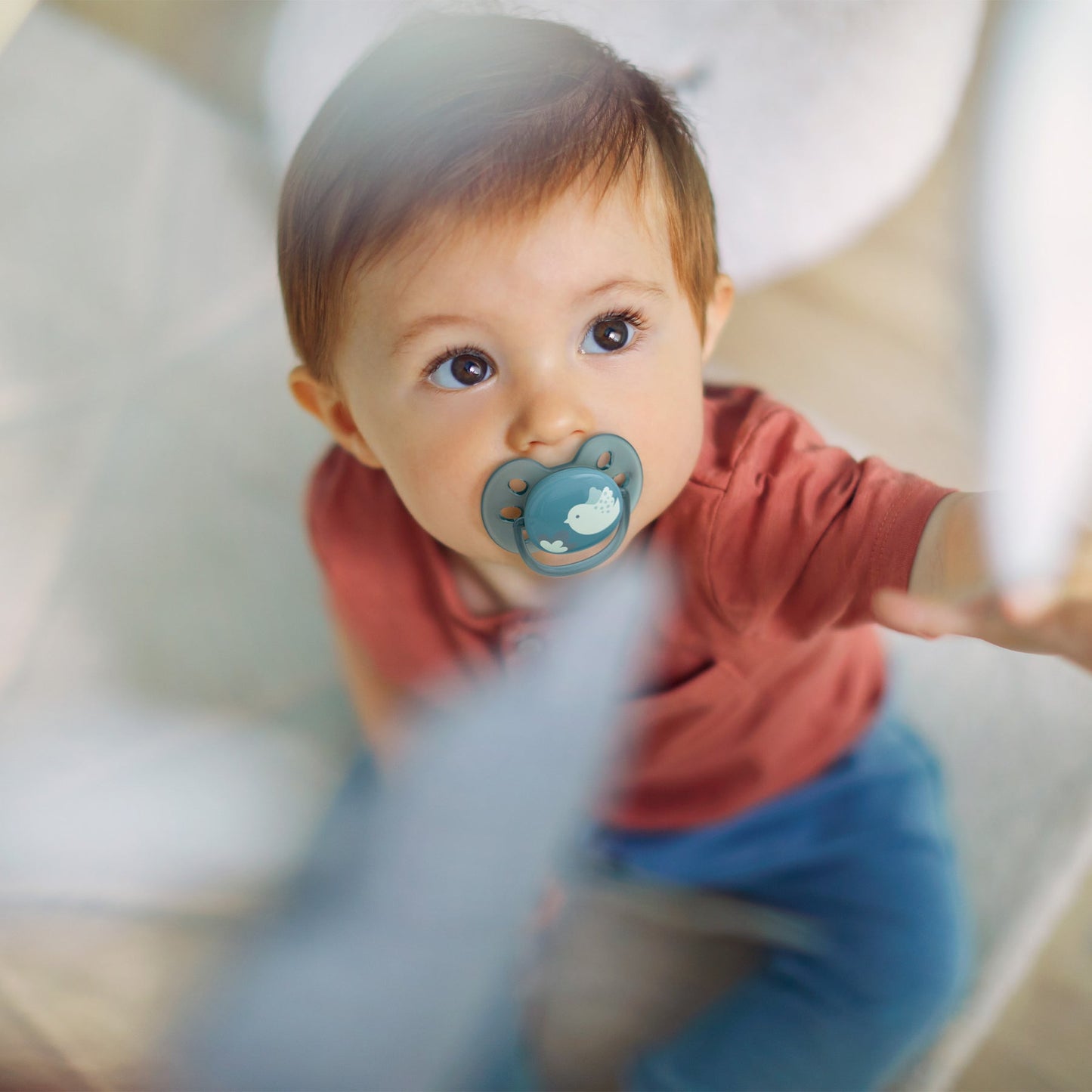 Phillips Avent - Ultra Soft Pacifier - 6-18m - Blue Dove + Silver Leaf - 2 pack