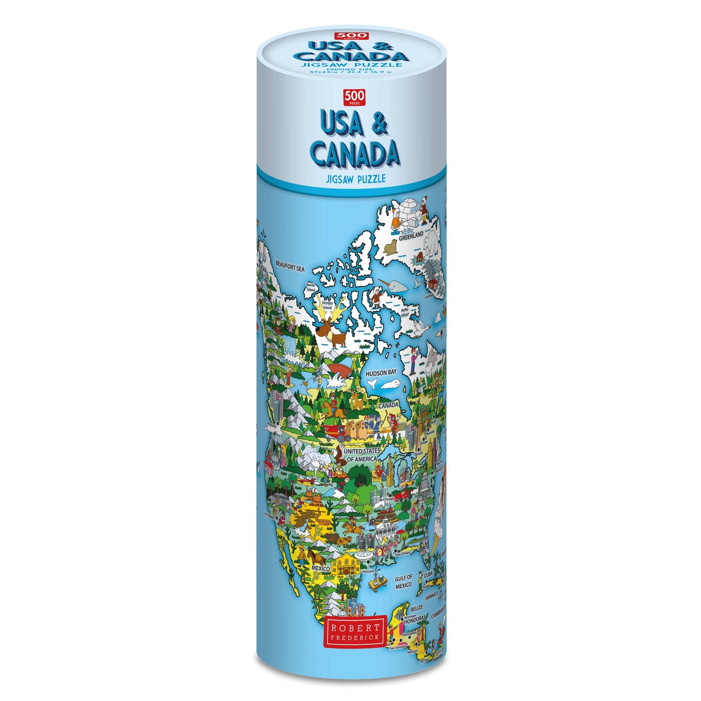 Robert Frederick  - 500 Piece Jigsaw In A Tube - Usa & Canada