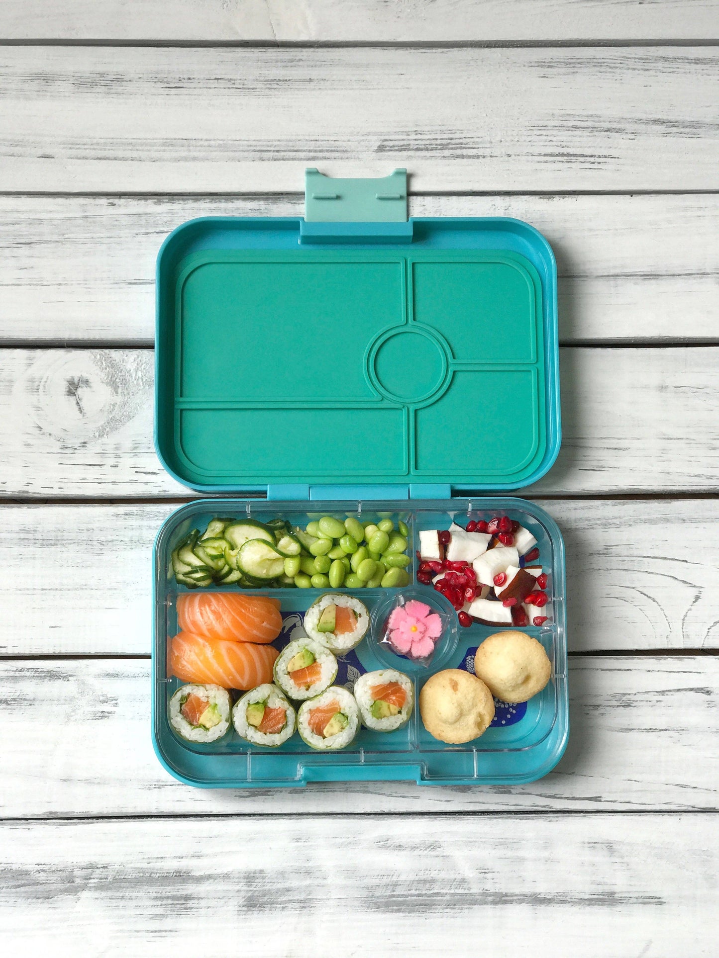 Yumbox - Leakproof Tapas Bento Box (Antibes Blue) - 5 Compartment