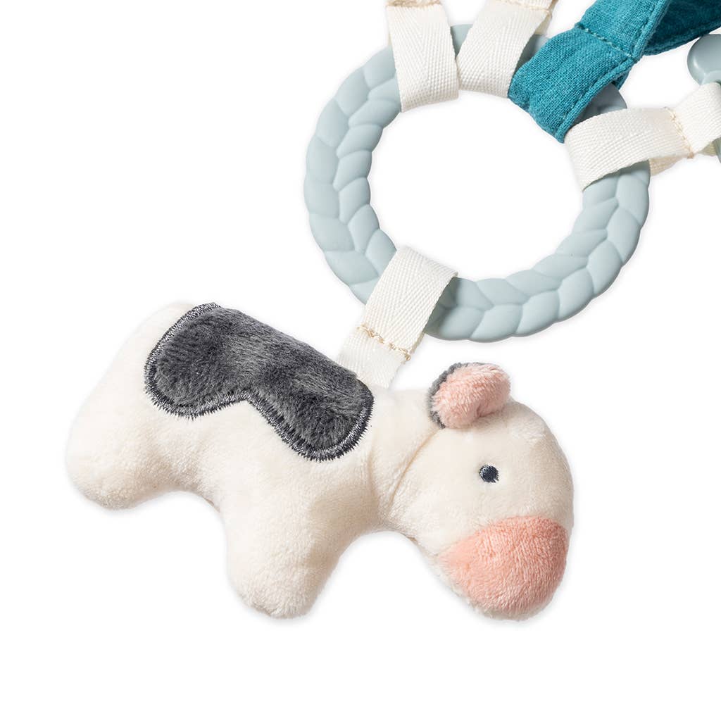 Itzy Ritzy - *NEW OPTION* Bitzy Busy Ring™ Teething Activity Toy: Bunny