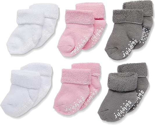 Juddlies- 6 Pack Infant Socks - Girls