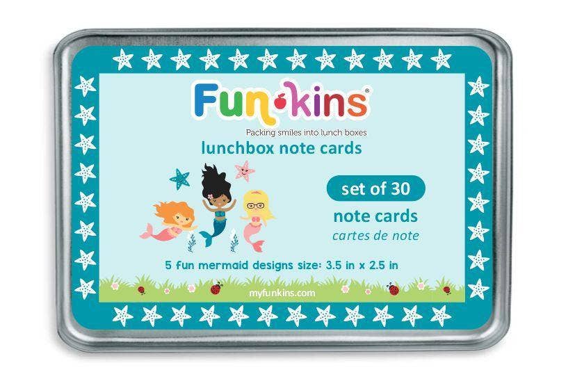 My Funkins - Lunchbox Note Cards for Kids - Mermaids