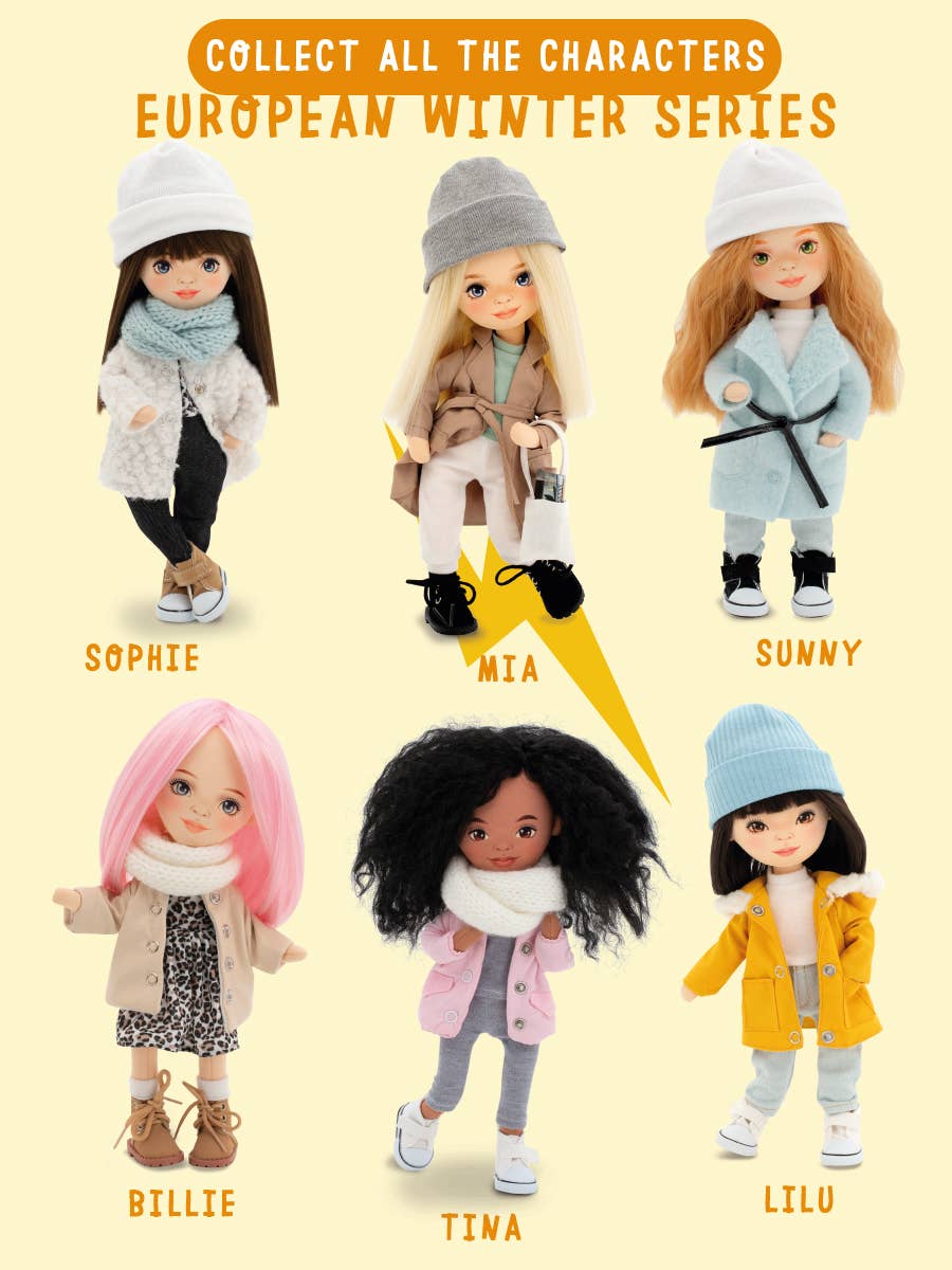 Orange Toys - Mia Doll With A Beige Trench-32cm