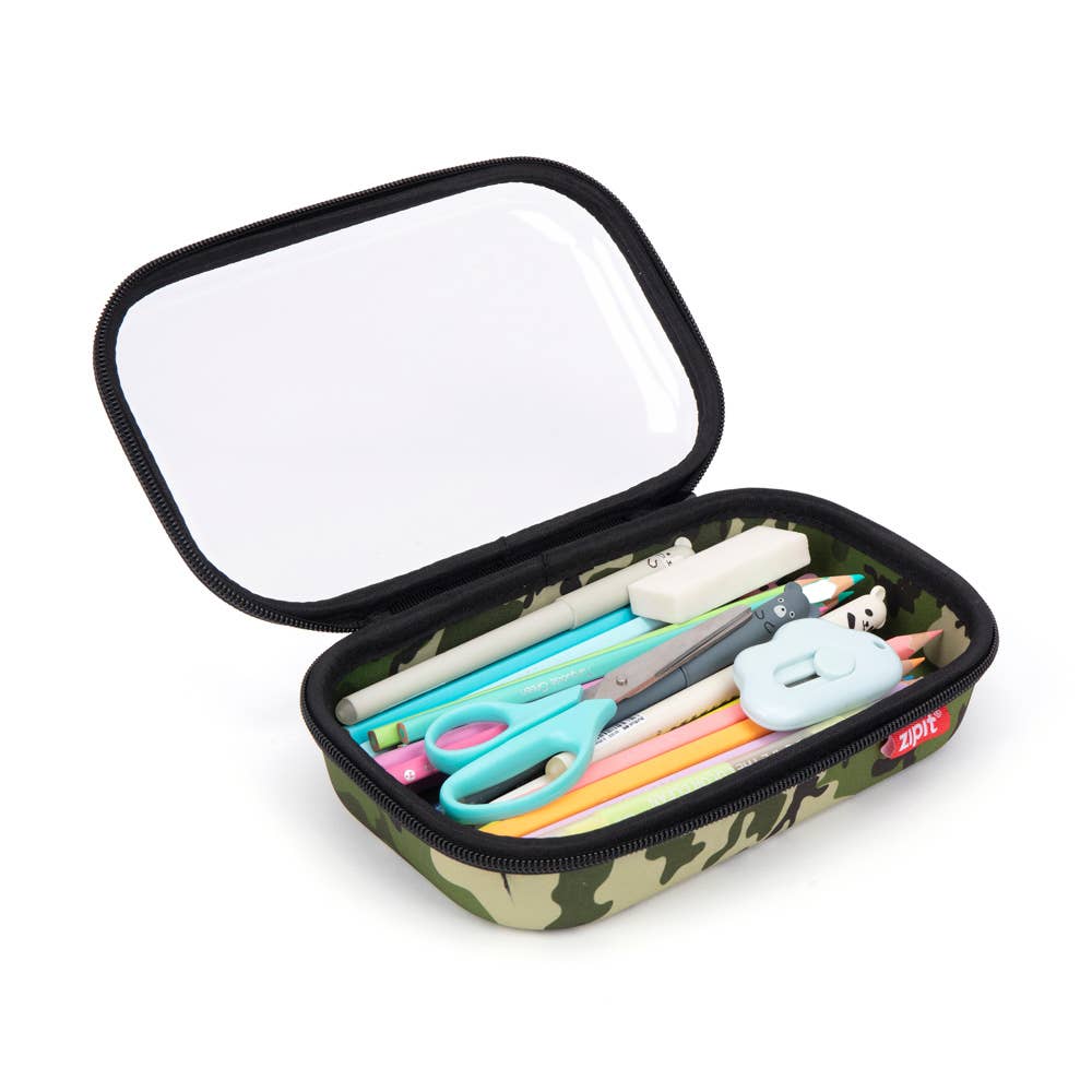 ZIPIT - ZIPIT Clear Top Pencil Box for Kids: Heart