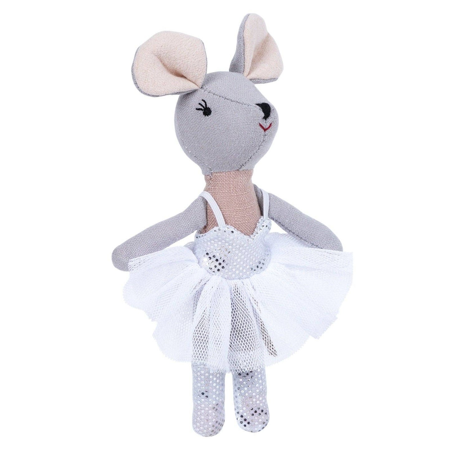 Levlovs - Ballerina Mouse and Friends in a Theater Box, with Magnetic Hands - 5.5"