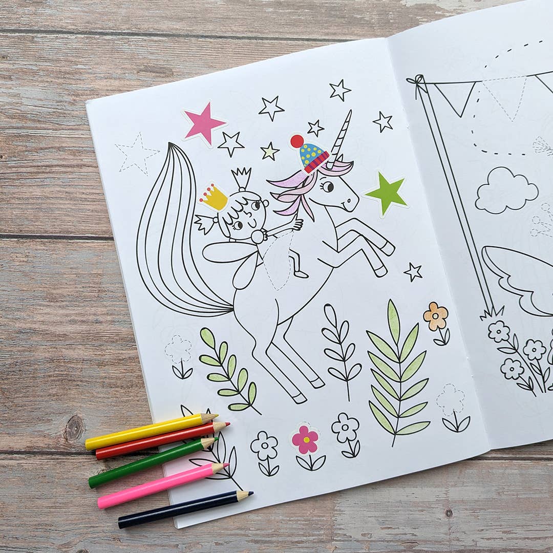 Robert Frederick  - Dress Me Up Colouring And Activity Book - Unicorns