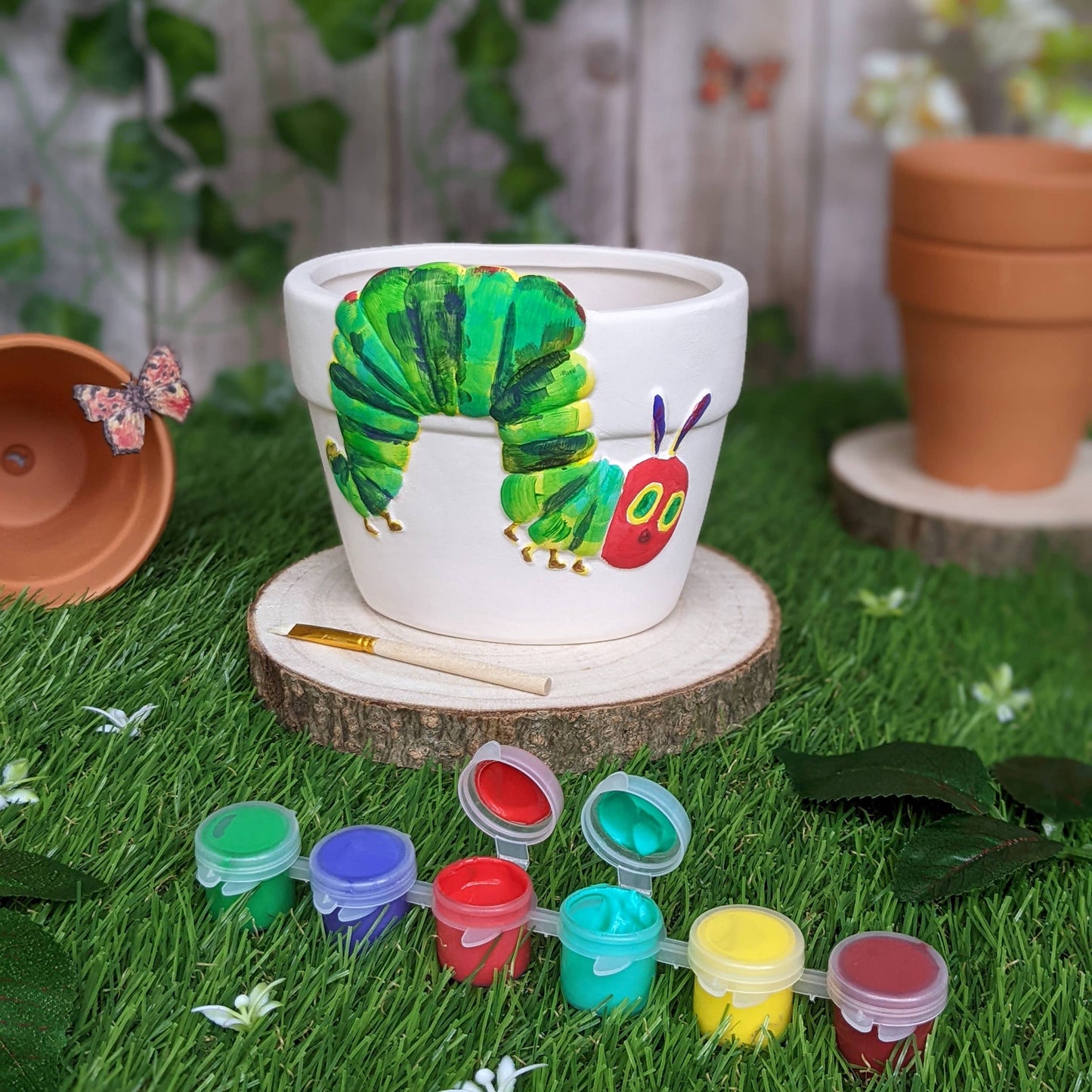 Robert Frederick  - Paint Your Own Plant Pot - The Very Hungry Caterpillar